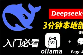本地部署DeepSeek教程，全程高能无尿点Ollama+浏览器插件专属AI视频封面