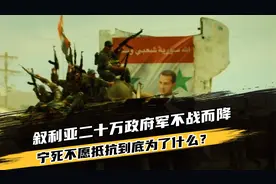 叙利亚20万政府军不战而降，宁死不愿抵抗的叙利亚人到底为了什么