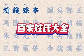 百家姓氏大全视频封面