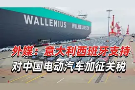 外媒：德国瑞典弃权，意大利西班牙支持欧盟对中国电动车加征关税视频封面