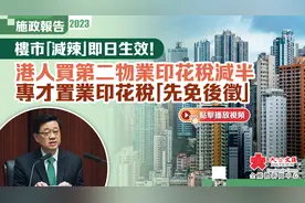 施政报告｜楼市「减辣」　港人买第二物业印花税减半视频封面