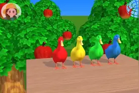 1-3岁孩子们爱看的小鸭子和各种动物益智早教动画