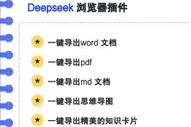 超实用Deepseek浏览器插件，支持一键导出各种格式文档