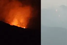 网传湖南蓝山突发山火 当地：事发后下了大雨，目前火已灭视频封面