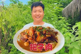 筷子长的把子肉炖珍珠鸡蛋，你能吃掉几块？