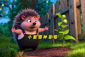儿童睡前故事《小刺猬种草莓》育儿动漫/少儿益智动画/亲子童话视频封面
