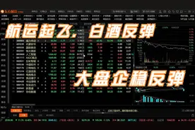 航运起飞，白酒止跌，大盘企稳反弹？视频封面