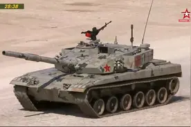 中国96B型坦克在国际军事比赛中的登场表演视频封面