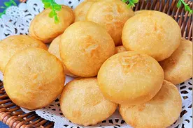 正宗脆皮糖糕，1斤水，半斤面，不粘不爆有窍门，个个酥脆又空心