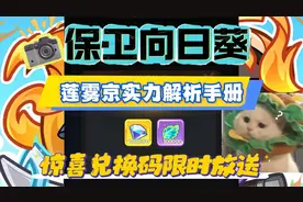 【保卫向日葵】莲雾京实力解析手册，惊喜兑换码限时放送！