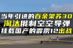 当年引进的百余架苏30，淘汰俄制空空导弹，挂载国产的霹雳12出战视频封面