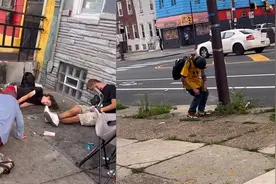 美国新型毒品泛滥 吸食者涌入费城一街道，如丧尸围城