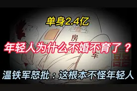 单身2.4亿 , 年轻人为什么不婚不育了，温铁军怒批不怪年轻人视频封面