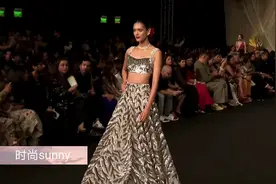 Rahul Mishra2024印度时装周2#超模走秀视频 #时尚t台秀视频封面