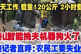 全天工作载重120公斤2小时登顶，泰山智能挑夫机器狗火了！视频封面