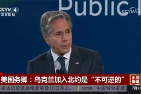 美国务卿：乌克兰加入北约是“不可逆的视频封面