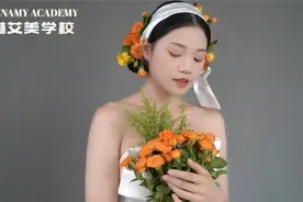 鲜花新娘妆造分享视频封面