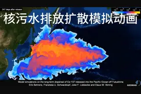 日本核污水排放后扩散情况模拟动画视频封面