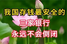 我国存钱最安全三家银行，永远不会倒闭，你知道哪三家吗视频封面