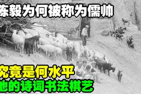 陈毅为何被称为儒帅？他的诗词书法棋艺，究竟是何水平？视频封面