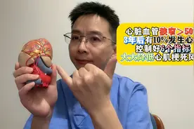 心脏血管狭窄＞50%，3年后有10%发生心梗！控制好6个指标降低风险视频封面