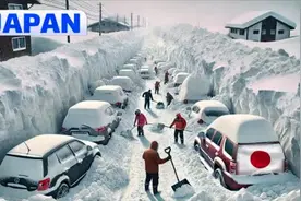 日本遭遇最强雪风暴，积雪最高达4米！视频封面