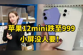 市场行情萧条！苹果12mini跌至999，就因为小屏没人要？视频封面