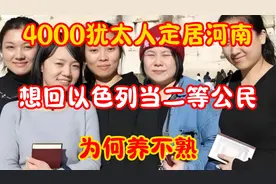 多数犹太人定居河南，想回以色列当二等公民，为何养不熟