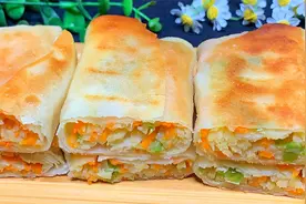 煎饼最好吃的做法，做法简单营养丰富，比早餐铺卖的还好吃视频封面
