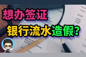 🛂办签证想银行流水造假？看看这几条你能做到哪些？视频封面