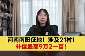 河南南阳征地！涉及21村！补偿最高9万2一亩！视频封面
