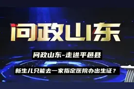 问政山东——平邑县：新生儿出生证办理去指定医院？视频封面