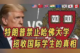 特朗普禁止哈佛大学招收国际学生的真相视频封面