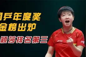 WTT年度奖金排名，林诗栋第4，孙颖莎第3，前2名意外视频封面