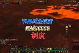 魔兽世界搬砖：利用商业技能日赚5000金之制皮视频封面