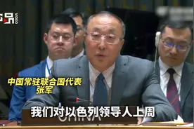 联合国现场！中国大使张军：以色列否认巴勒斯坦建国权 不可接受视频封面