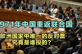 1971年中国重返联合国，欧洲国家中唯一的反对票，究竟是谁投的？视频封面