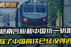 越南终于想通了，答应和中国统一轨距，除了中国高铁已没得选视频封面