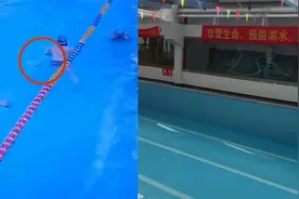 男子泳池内边游边脱裤大便 知情人：赔款8000元 泳池已换水清洗视频封面