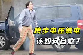 碰到高压线掉落在地，为何不能跑？跨步电压触电该如何自救？