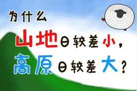海拔高的地区，日较差到底是大？是小？【羊羊地理|手绘动画】
