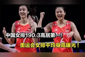 中国女排190.3高居第一！奥运会女排平均身高曝光，日本垫底视频封面