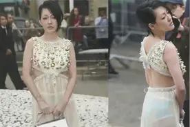 小S为抢镜有多豪放？穿着透视裙露出花内裤，网友：太辣眼睛了视频封面