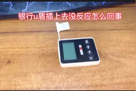 61期：银行u盾插上去没反应怎么回事视频封面