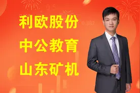 情绪龙头：利欧股份，中公教育，山东矿机视频封面