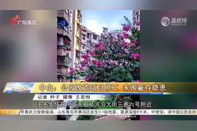 中山：公园改造项目停工 未围蔽存隐患视频封面
