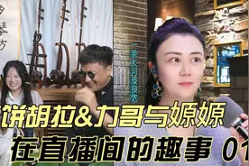 二饼胡拉&力哥与嫄嫄在直播间的趣事 01视频封面