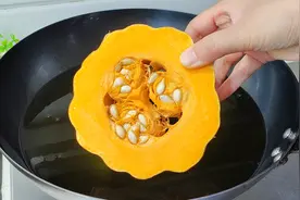 我做梦也没想到，把南瓜放锅里炸一下，出锅瞬间变美食，太香了