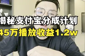 揭秘支付宝创作分成计划，新人操作全流程，容易热门的4个大类。视频封面