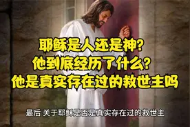 耶稣是人还是神？他到底经历了什么？他是真实存在过的救世主吗视频封面